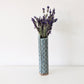 The Quilted Vase in Sky Blue