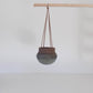 The Hanging Planter in Black Geode