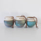 The Hanging Planter in Blue Geode