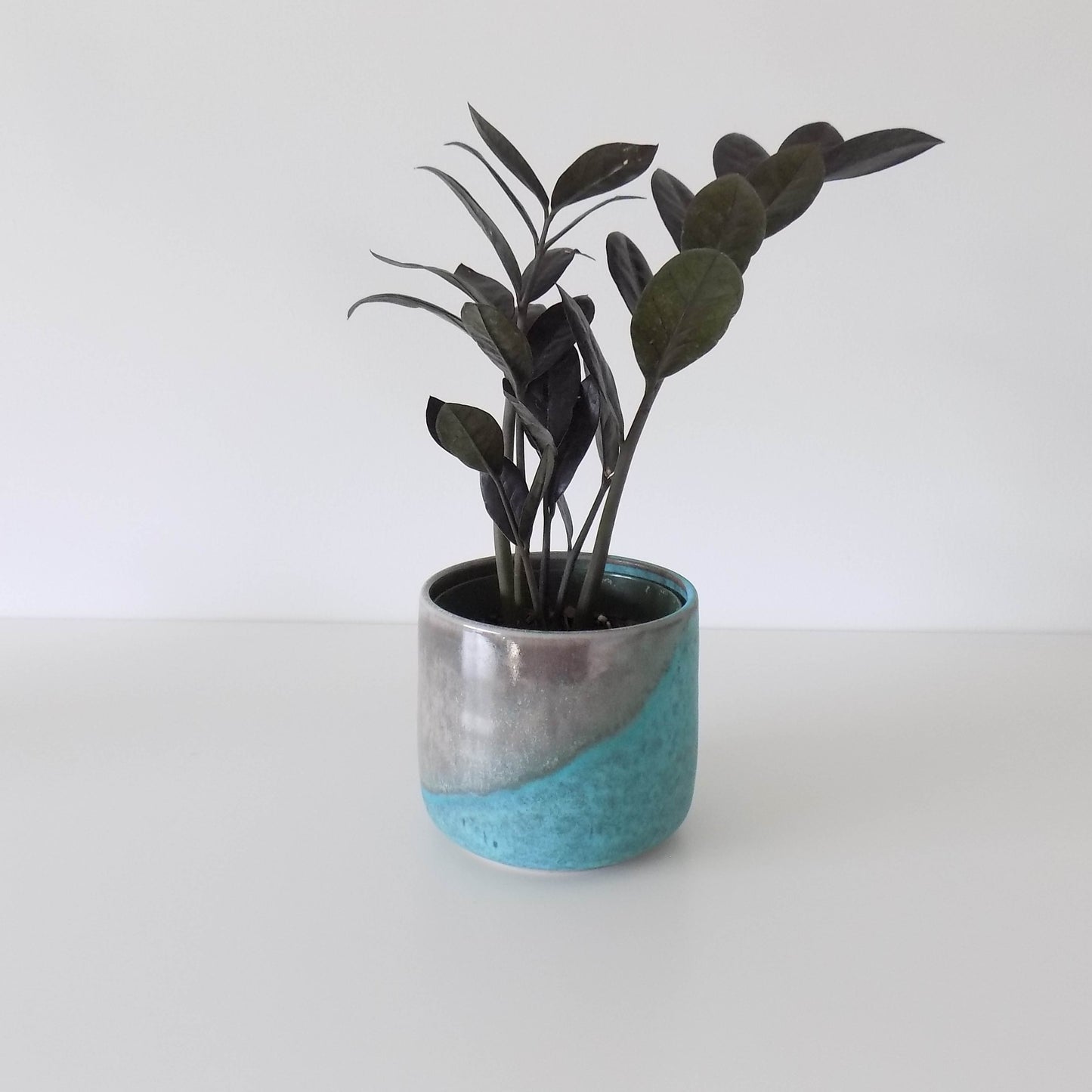 The Original Planter in Blue Geode