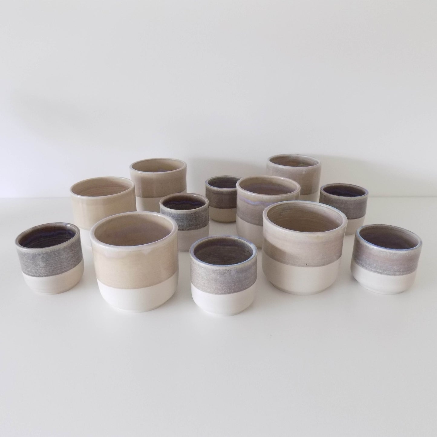 The Shorty Planter in Purple Sandstone