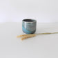 The Shorty Planter in Blue Geode