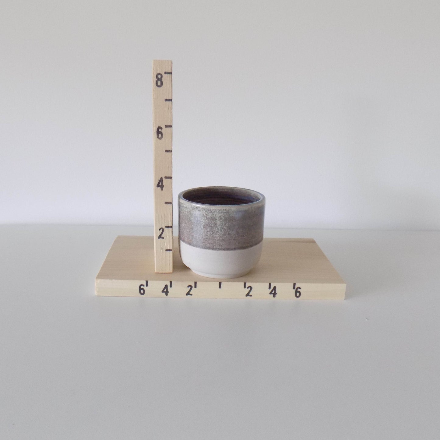 The Shorty Planter in Purple Sandstone