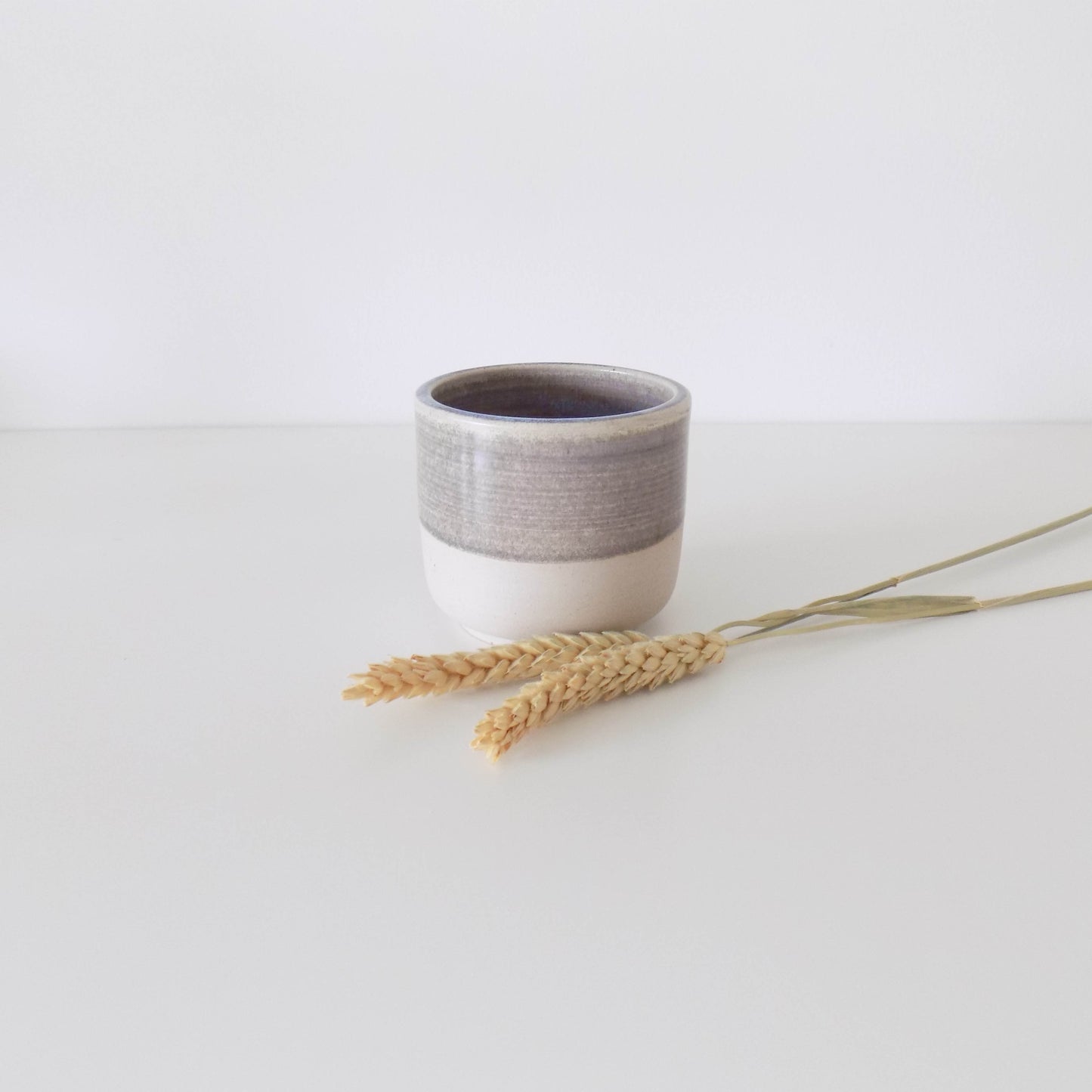 The Shorty Planter in Purple Sandstone